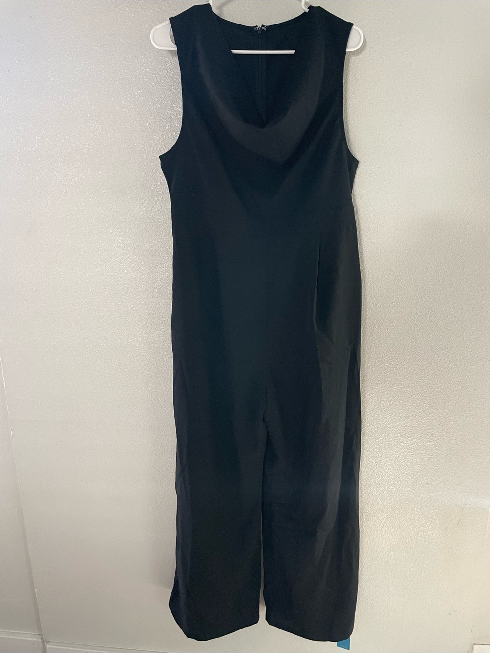 Cupshe Black Sleeveless Wide-Leg Jumpsuit
